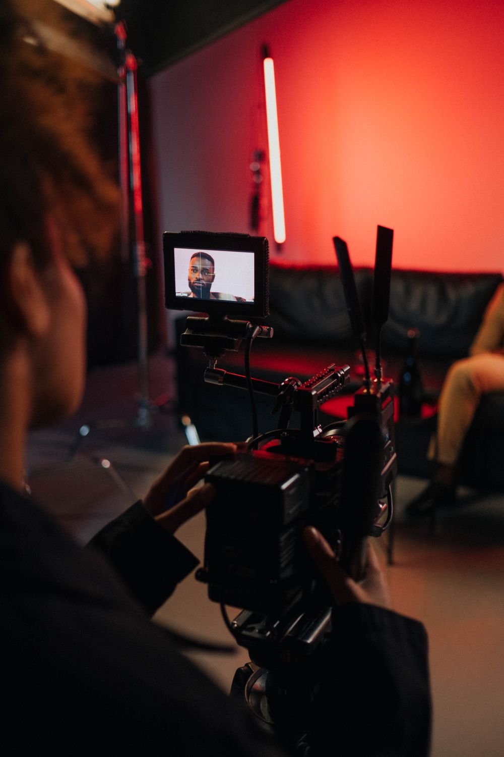 Camera operator working on a production