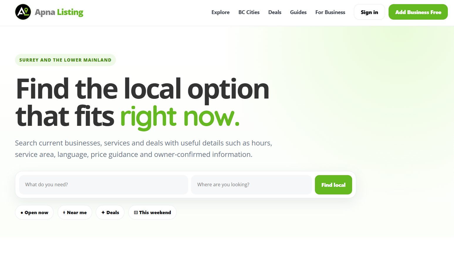 Apna Listing website