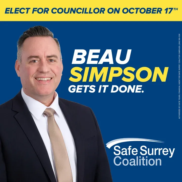 Beau Simpson: Surrey 2026 Council Candidate Profile