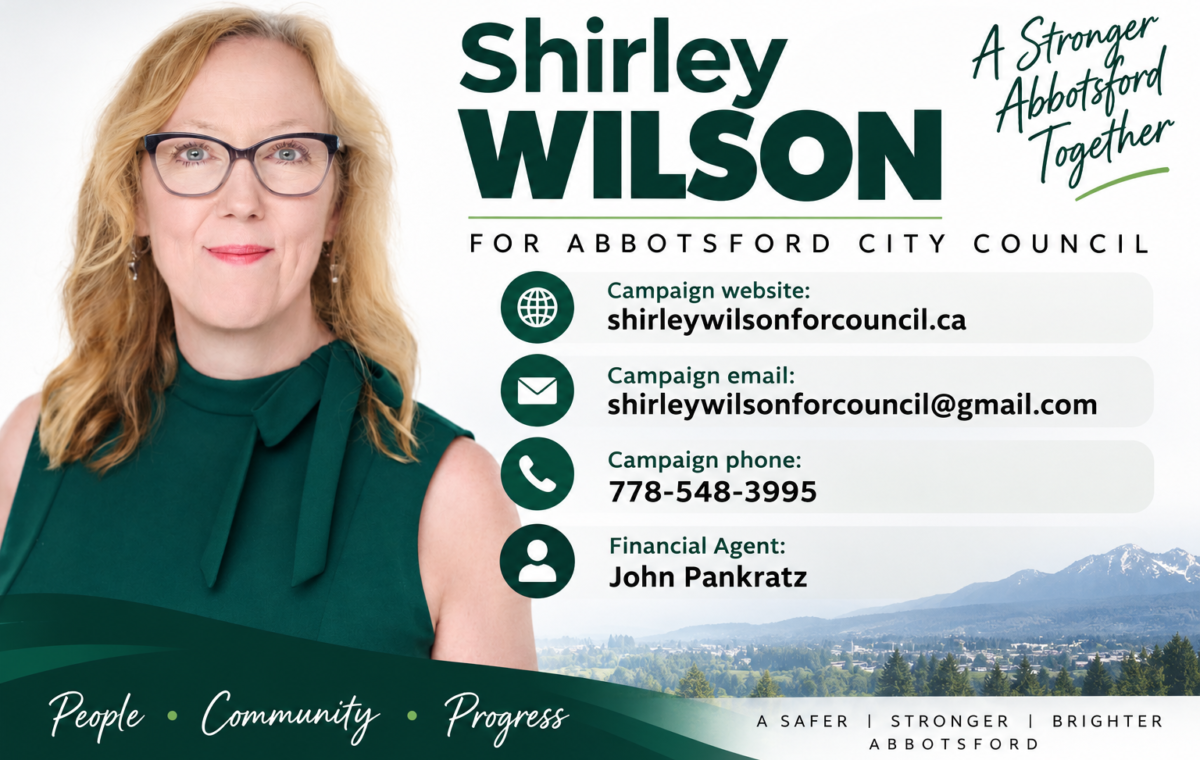 From School Board to City Hall: Shirley Wilson Seeks Abbotsford Council Seat in 2026