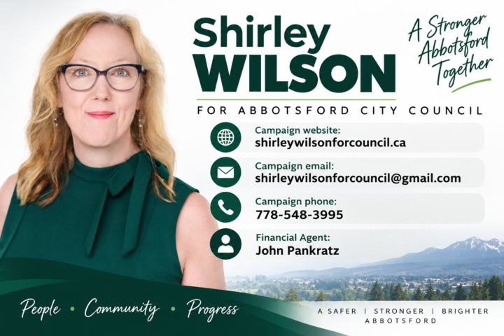 From School Board to City Hall: Shirley Wilson Seeks Abbotsford Council Seat in 2026