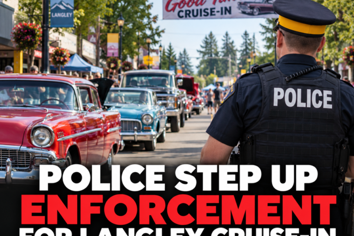 Langley RCMP Warn Drivers Ahead of Good Times Cruise-In Weekend