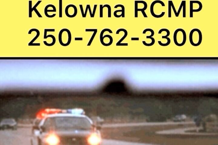 Kelowna RCMP Seek Suspect After Roadside Stabbing Near Dilworth and Summit Drives
